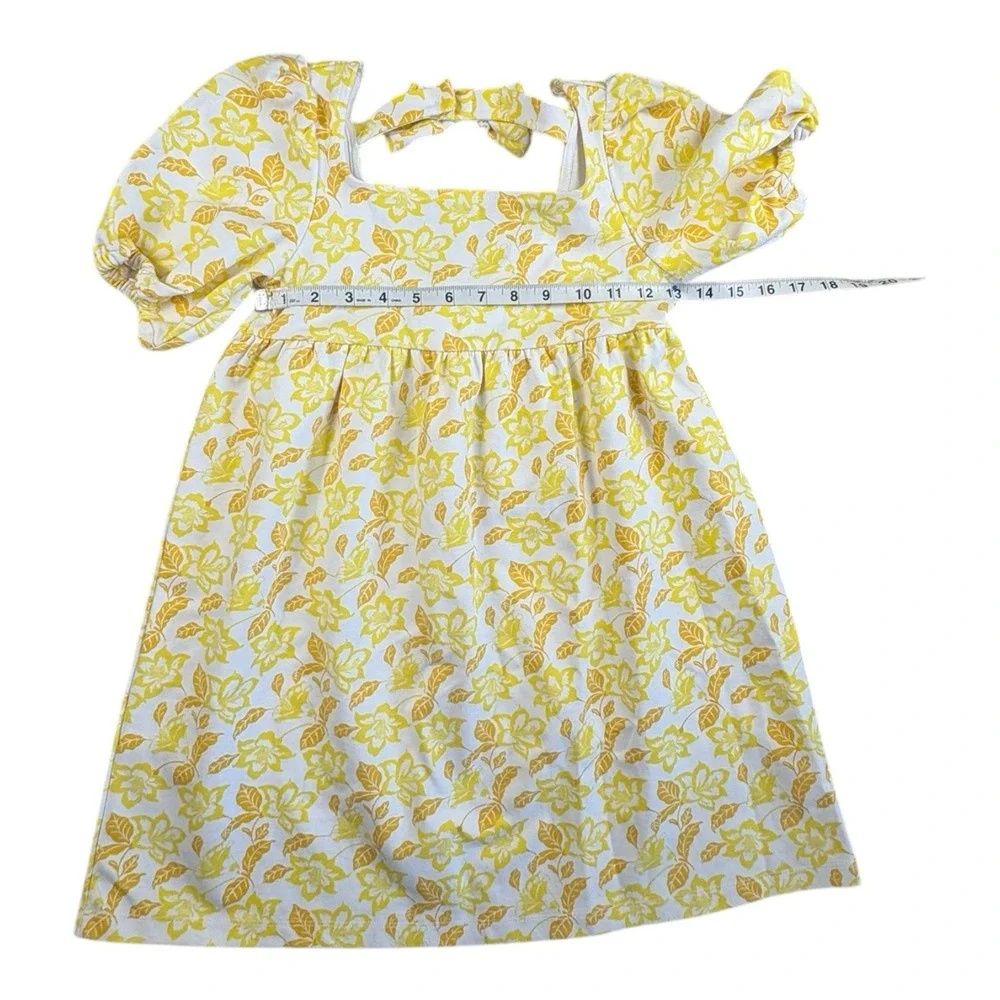 Janie And Jack Floral Textured Ruffle Sundress‎ Dress Size 8